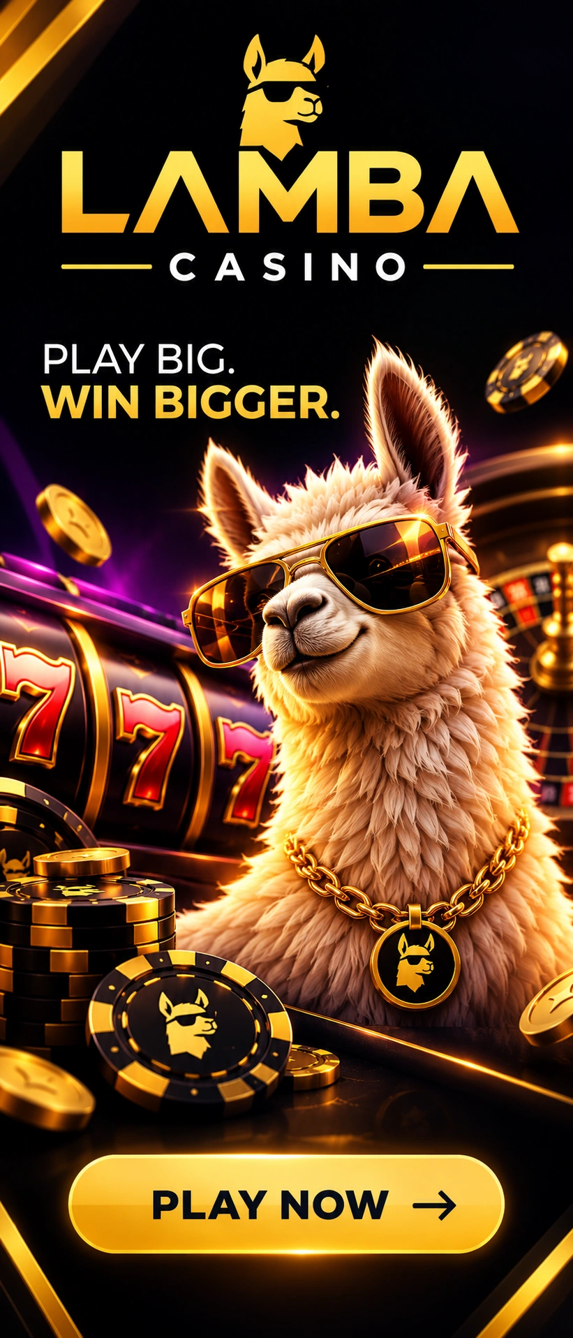 Voorbeeld van een affiliate-landingspagina voor Lamba casino